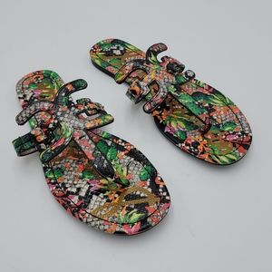 🌵Sam Edelman "Carter" Multicolor Snake Sandalls